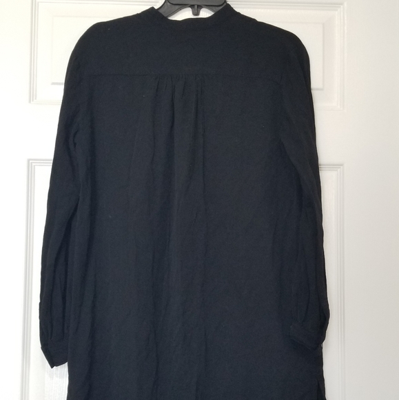 Silence + noise Shirt Dress Long Sleeve V-Neck - Picture 11 of 12